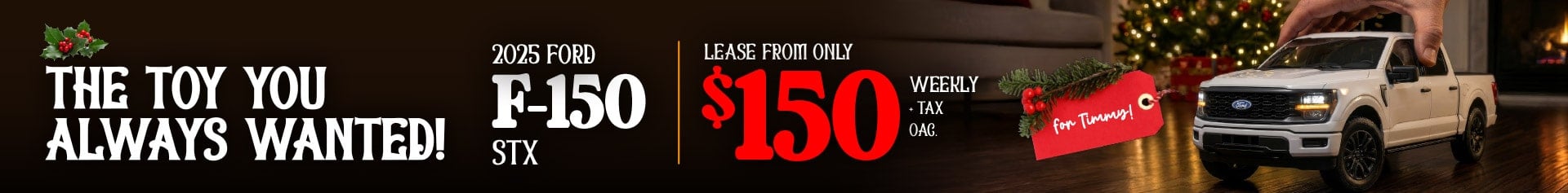 Ford F-150 Holiday Lease Deal